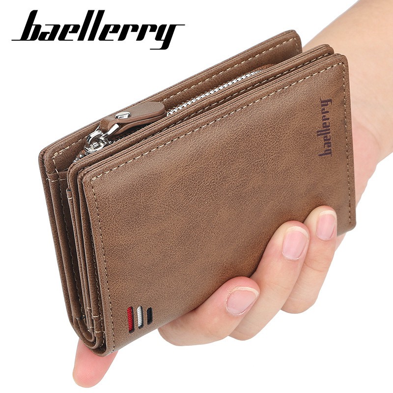 ORIGINAL BAELLERRY DOMPET PRIA TERBARU KEREN DENGAN TEMPAT KOIN D3216