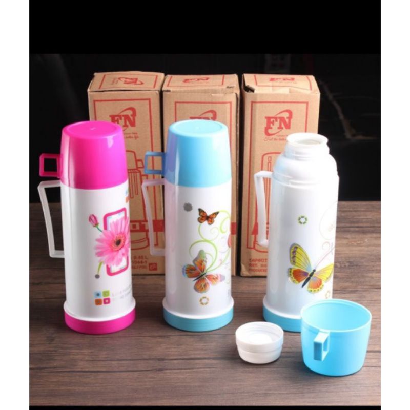 TERMOS KECIL TERMOS AIR PANAS TERMOS PLASTIK 750ML MERK FN