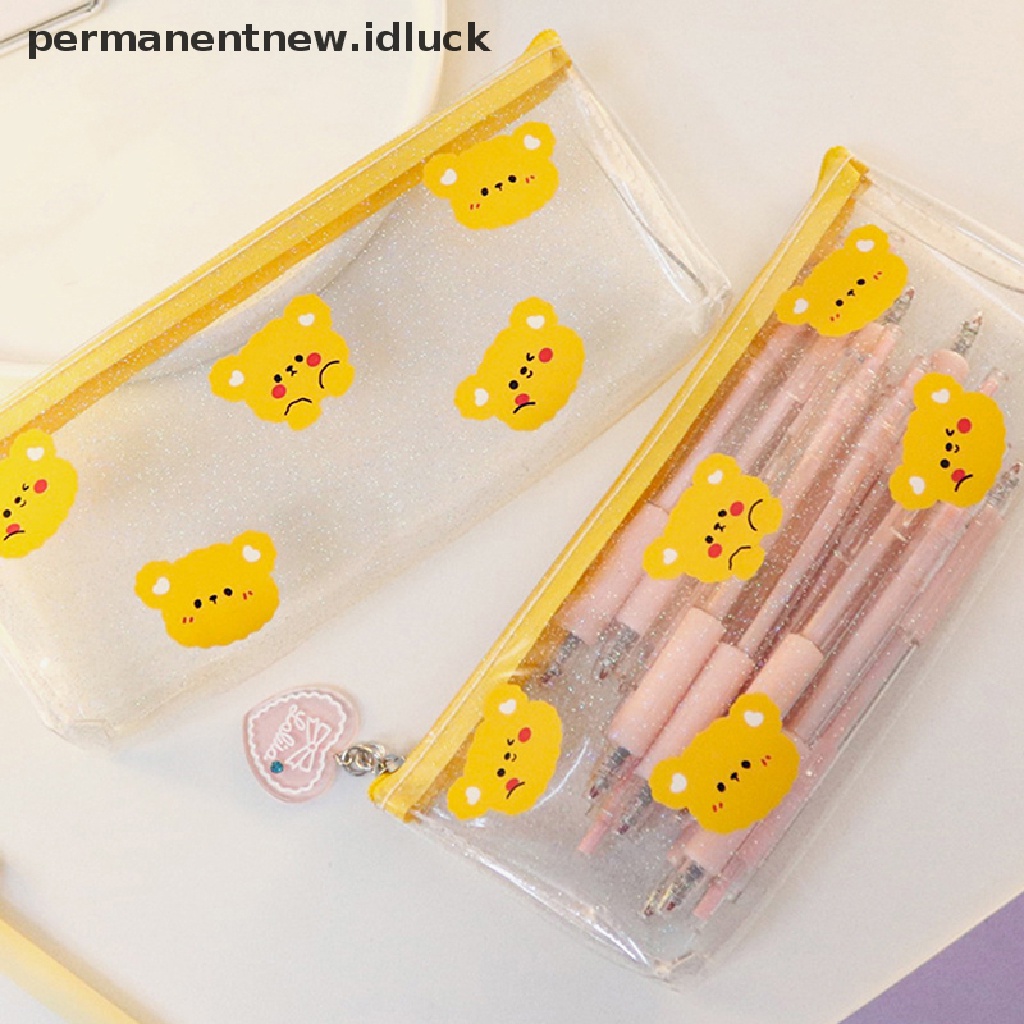 1 Pc Tempat Pensil Multifungsi Kapasitas Besar Untuk Anak Perempuan