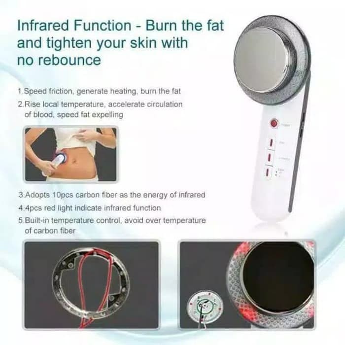 Alat 40K PELANGSING Ems Infrared Ultrasound 3in1 Anti Aging Slimming Machine