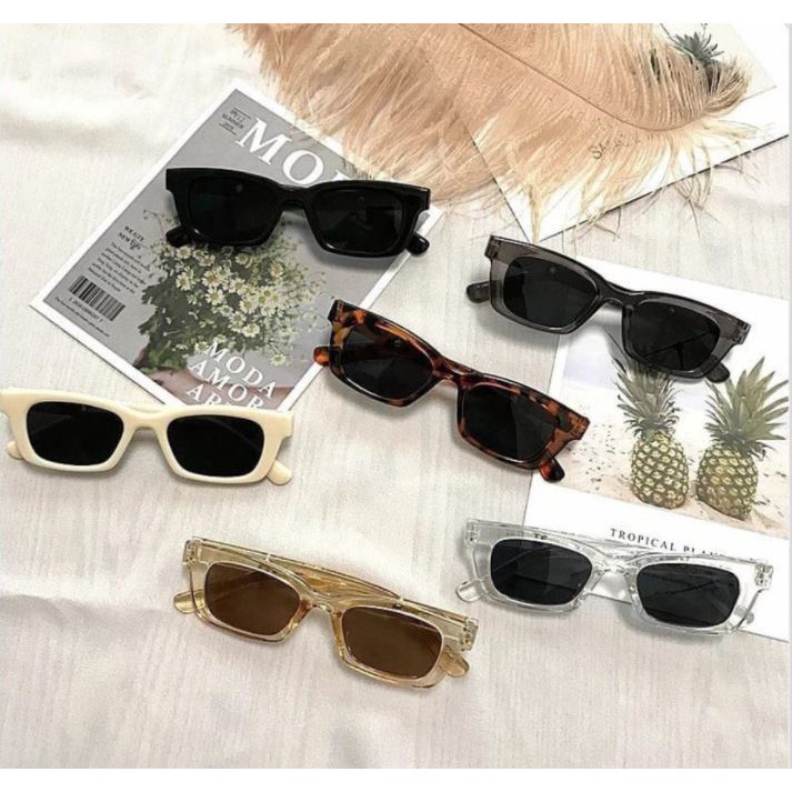 ✅Grosir Jam Senen -  Kacamata Hitam Cewek Murah Fashion Kacamata Hitam Retro Gaya Sunglasses Women