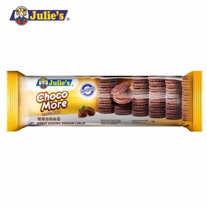 

Julies Choco More Sandwich 110 gr | JULIES CHOCO MORE SANDWICH 110G