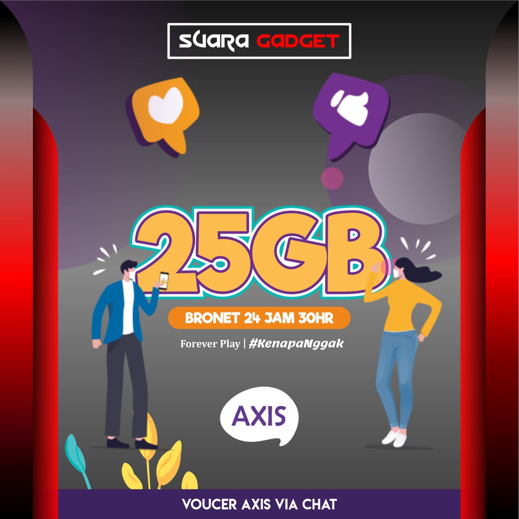 Kuota axis 25gb 60 hari voucer paket axis murah
