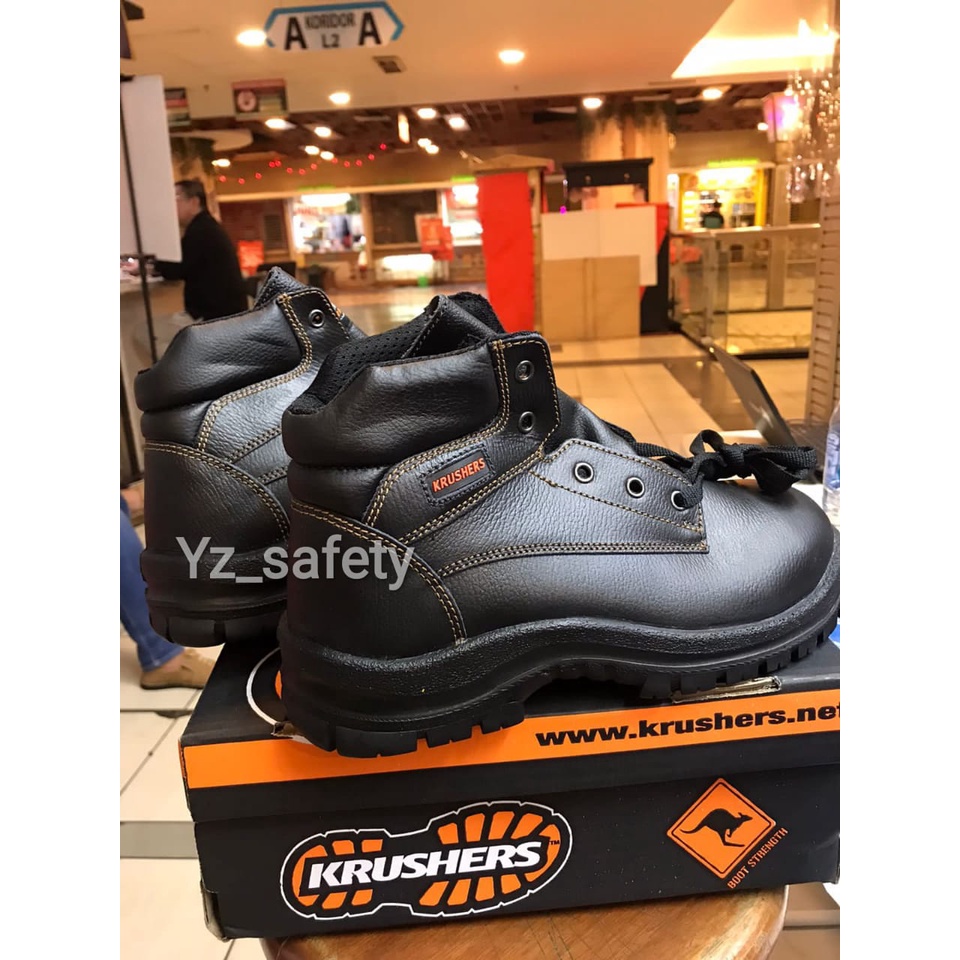 Jual Sepatu Safety Krushers Dallas / Safety shoes murah Shopee Indonesia