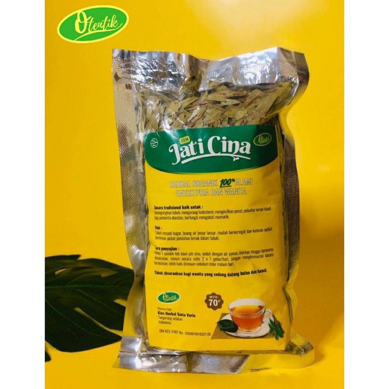 Teh Daun Jati Cina | Teh Diet By Luiza | Teh Pelangsing