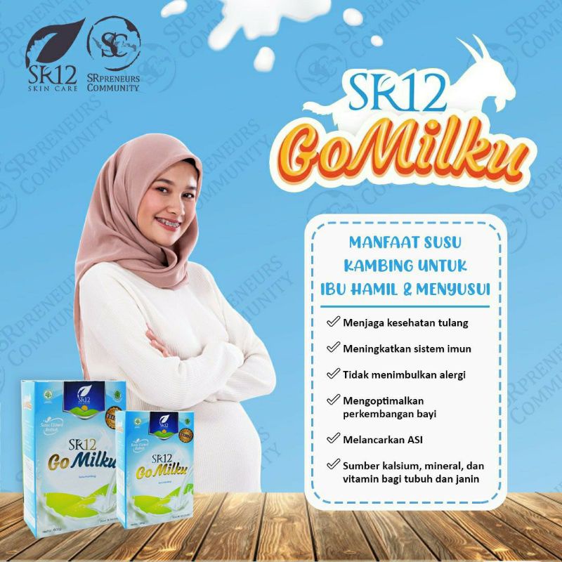 

susu kambing etawa bubuk / susu gomilku sr12 / susu kesehatan