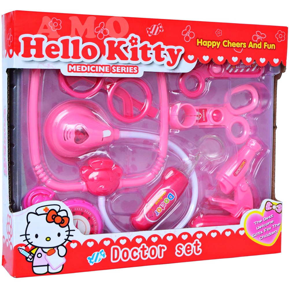 DOCTOR SET HELLO KITTY - MAINAN ANAK DOKTER DOKTERAN