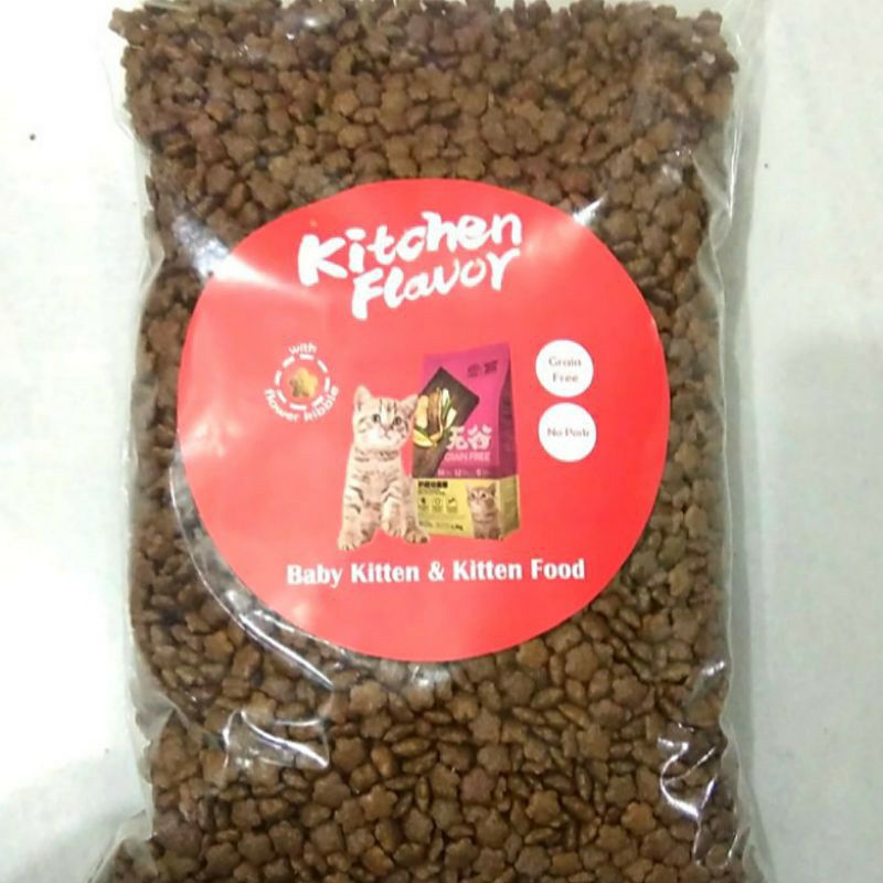 Kitchen flavour grain free baby kitten 1 kg repack