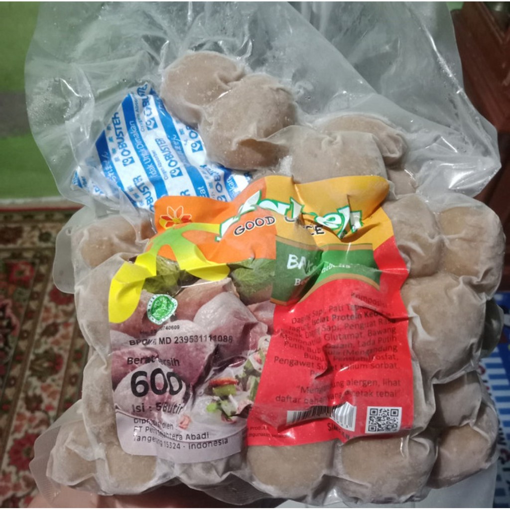 Bakso Sapi Mabell Lembut dan Enak Kemasan 600gr isi 50 butir