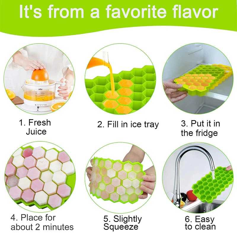TD-A101 SILIKOLOVE Cetakan Coklat Es Batu Ice Cube Tray Model Pentagon - DU655