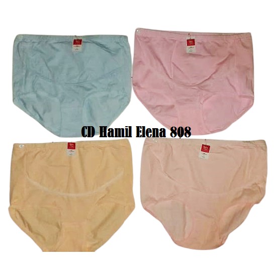 CD Jumbo Ibu Hamil, Lembut &amp; Gramasi Tebal Merek Elena 804 &amp; 808 / Celana Dalam Katun Ibu Hamil