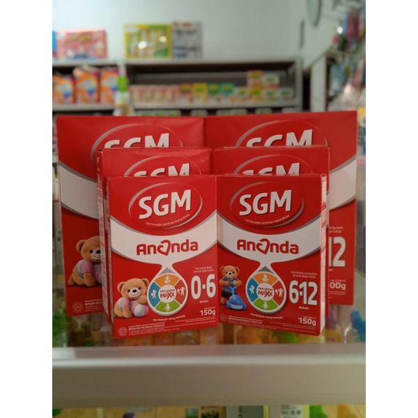 SGM 0-6 bulan & 6-12 bulan 150gr - 1000gr