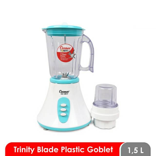 COSMOS Blender 2 Tabung Plastik 1.5 Liter CB 180F - Garansi 1 Tahun
