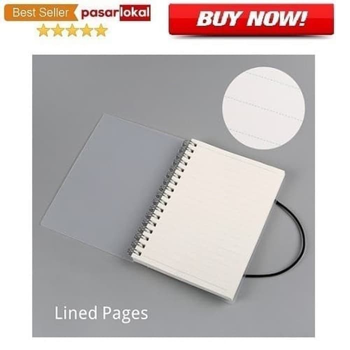 

PL - Buku Binder Catatan Jurnal Harian Notebook Format Lined Pages A5