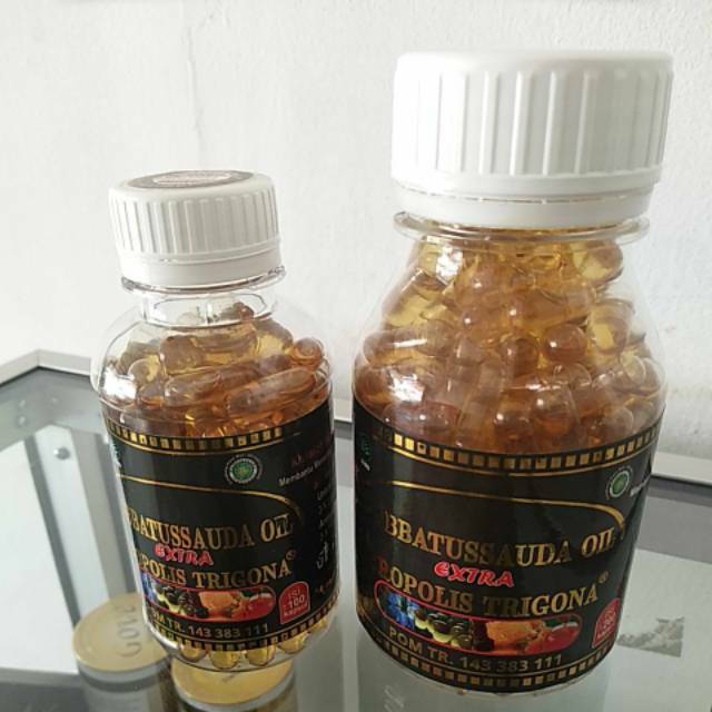 Habbatussauda Extra Propolis Trigona 4 in 1 ( Zaitun, Madu, Jinten, Propolis )