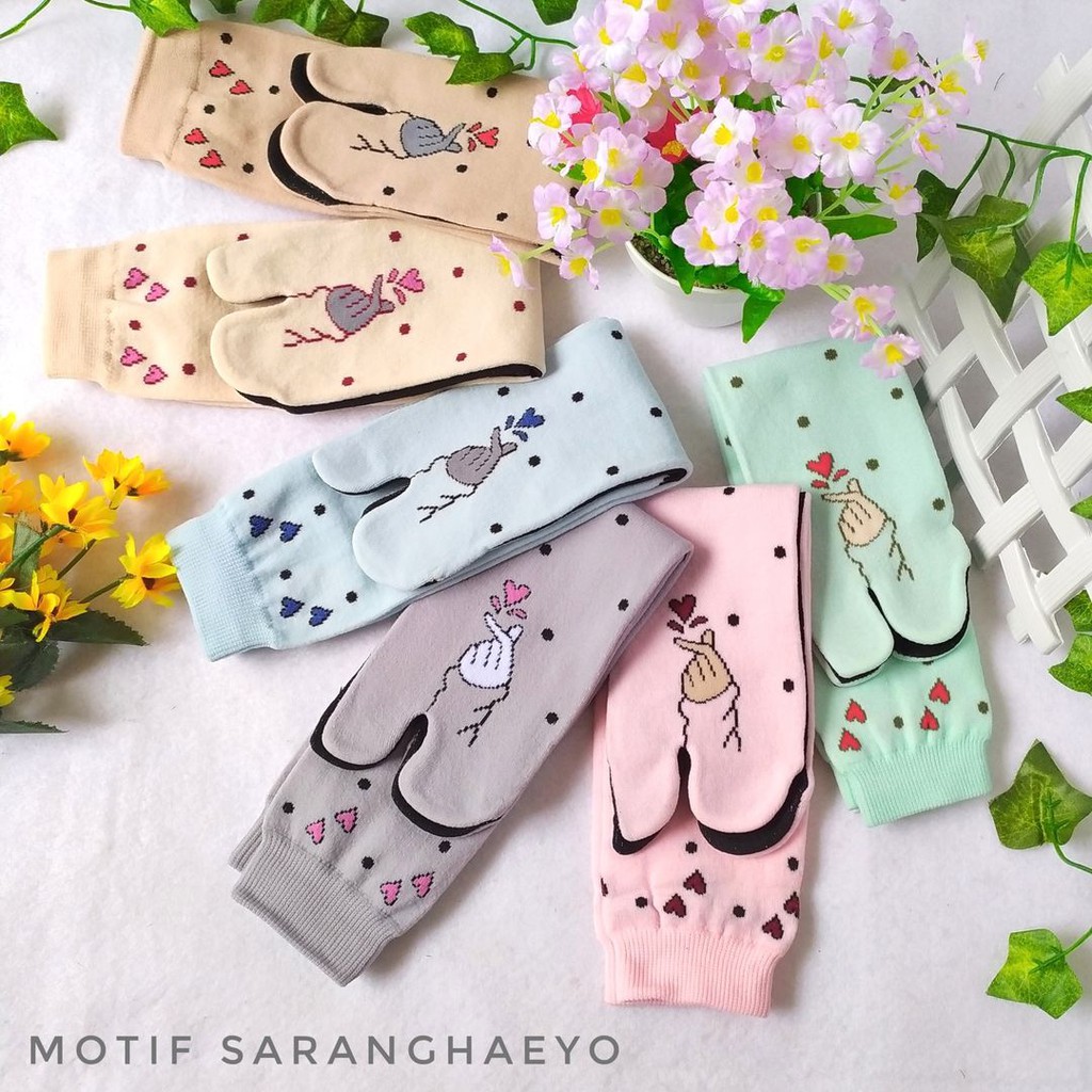 [12 PASANG] KAOS KAKI MOTIF SARANGHEO