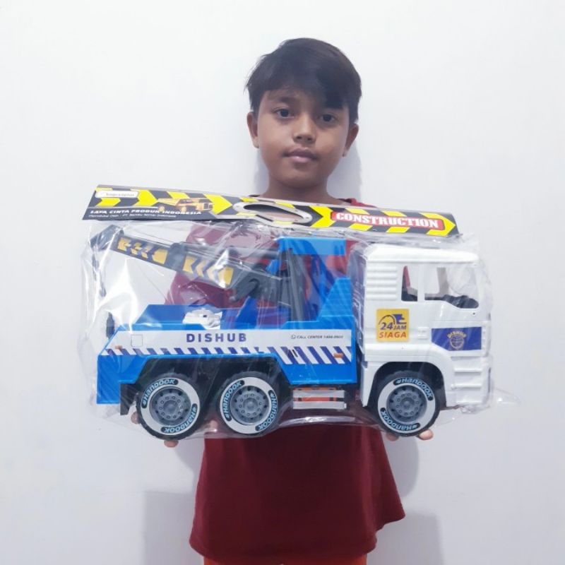 Mainan Truk Derek Uk Besar - Mobil Truck Towing Jumbo Anak Laki Cowok