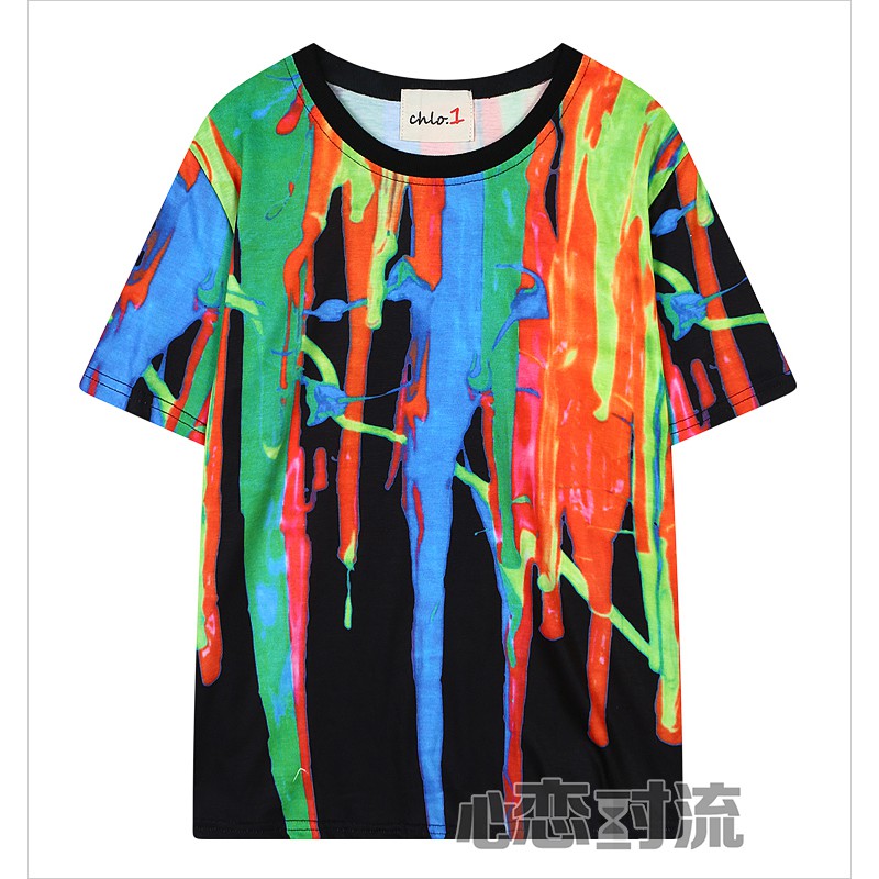 IBS-121 paint premium full print t-shirt kaos fullprint import jepang