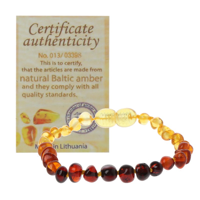 baltic amber bracelet for baby