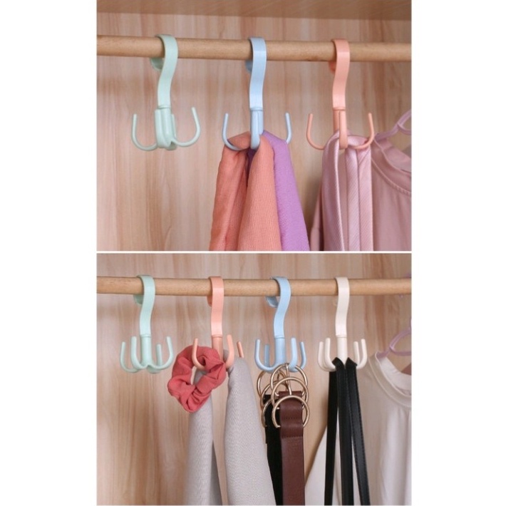 Hanger 360 Derajat / Hanger Serbaguna / Hanger Tas / Gantungan Multifungsi