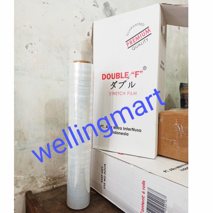 

stretch film 50cm x 200m plastik wrapping double f
