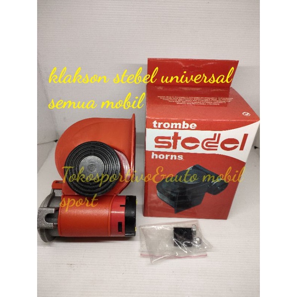 klakson stebel Nautilus 12v merah stebel mobil universal semua mobil