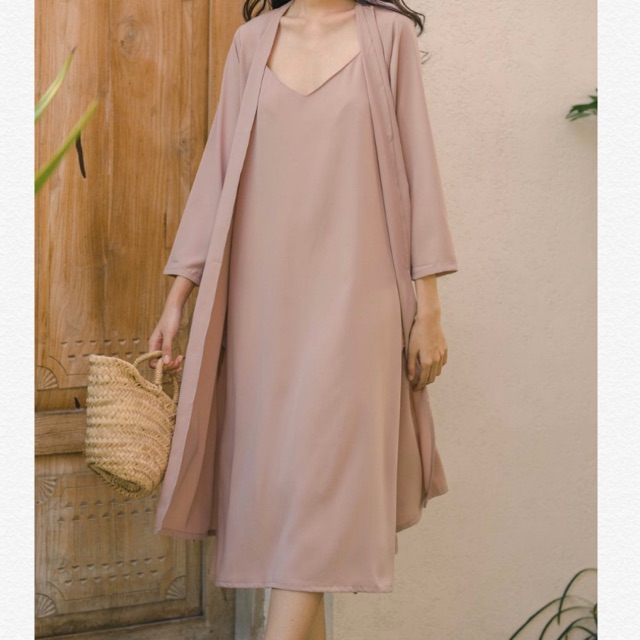 [Ready Stock] Claryn The Label Valencia Set Light Pink Pastel