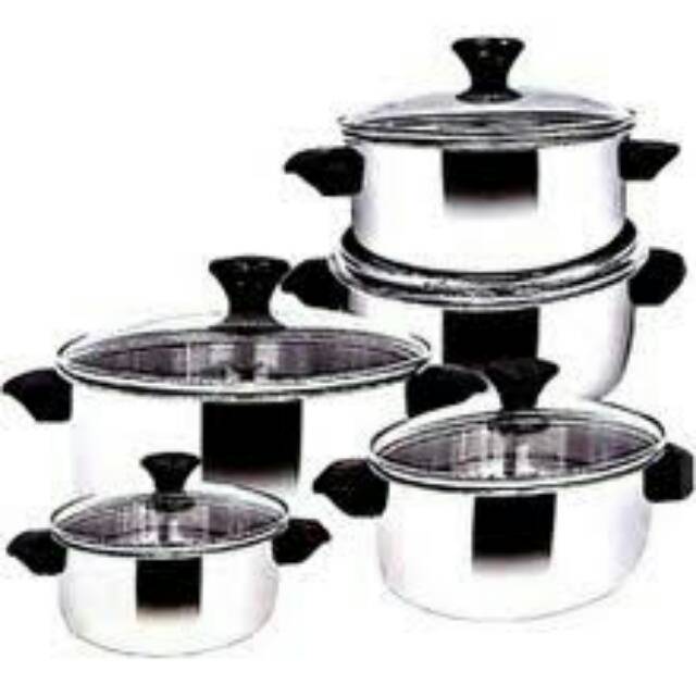 Panci Set Stainless Steel Dahlia maspion