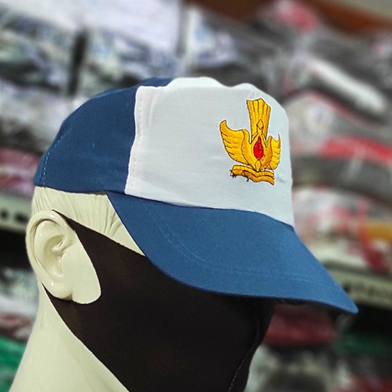Topi Sekolah anak SD SMP SMU Dan PRAMUKA Katun