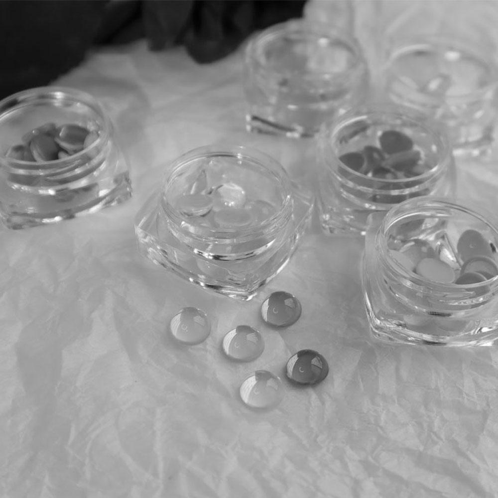 Mxbeauty DIY Dekorasi Nail Art Jepang 3D Hiasan Kuku Manicure Aurora Phantom Mocha Neon Diamond