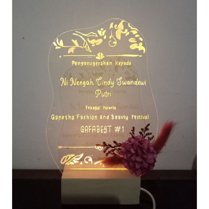 

Acrylic lettering