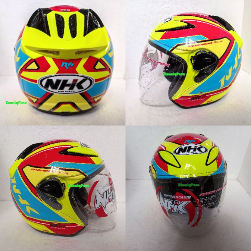 HELM NHK R6 MOTIF AIRFIT YELOW