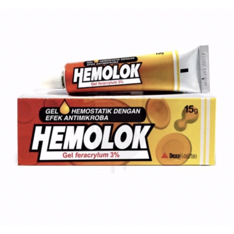 Hemolok botol 100 ml | gel 15 gram ( antiseptik luka mencegah infeksi )