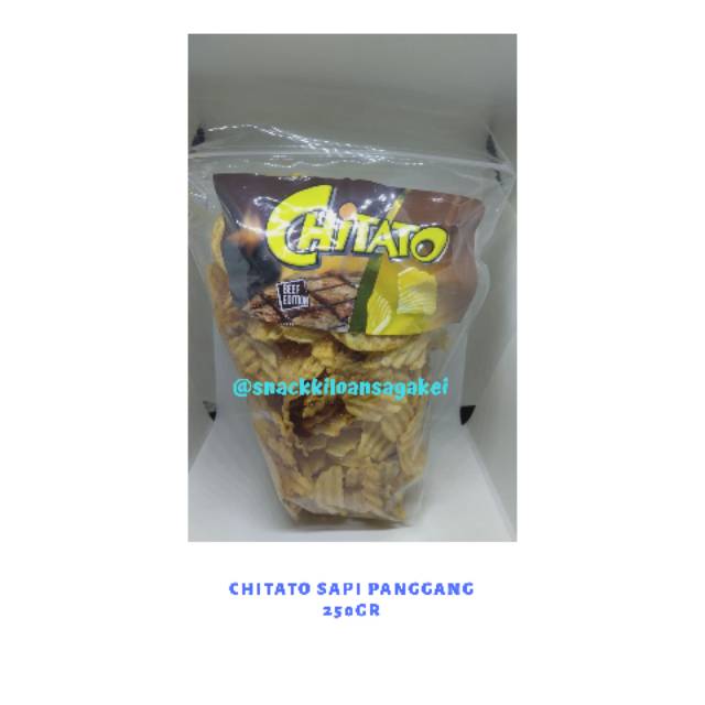 

Chitato Sapi Panggang 250gr | Snack Kikoan Murah