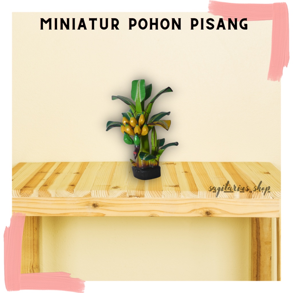 MINIATUR PAJANGAN POHON PISANG