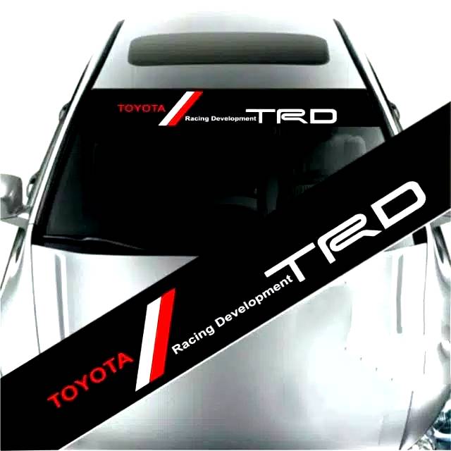 STICKER KACA MOBIL DEPAN TRD DEVELOPMENT