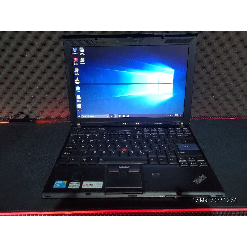 Laptop Lenovo X201i core i7Ram 8GB  windows 10