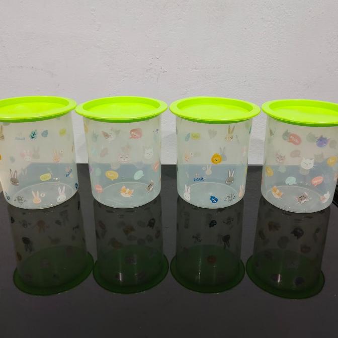Toples Plastik Cantik Toples Set Toples Kue Lebaran Toples Motif Isi 4 Toples