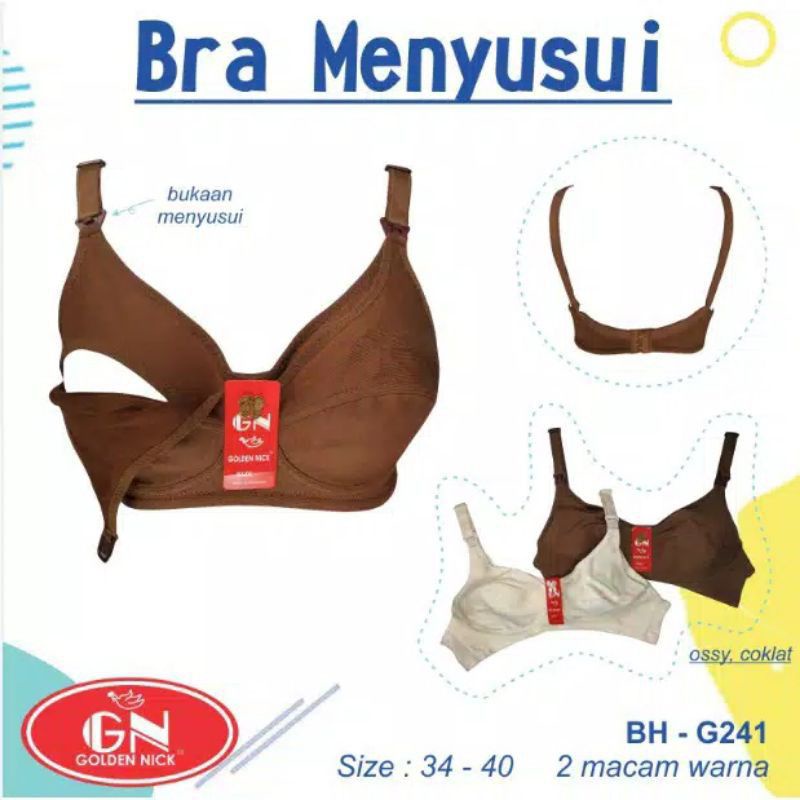 GOLDEN NICK G241 bra menyusui