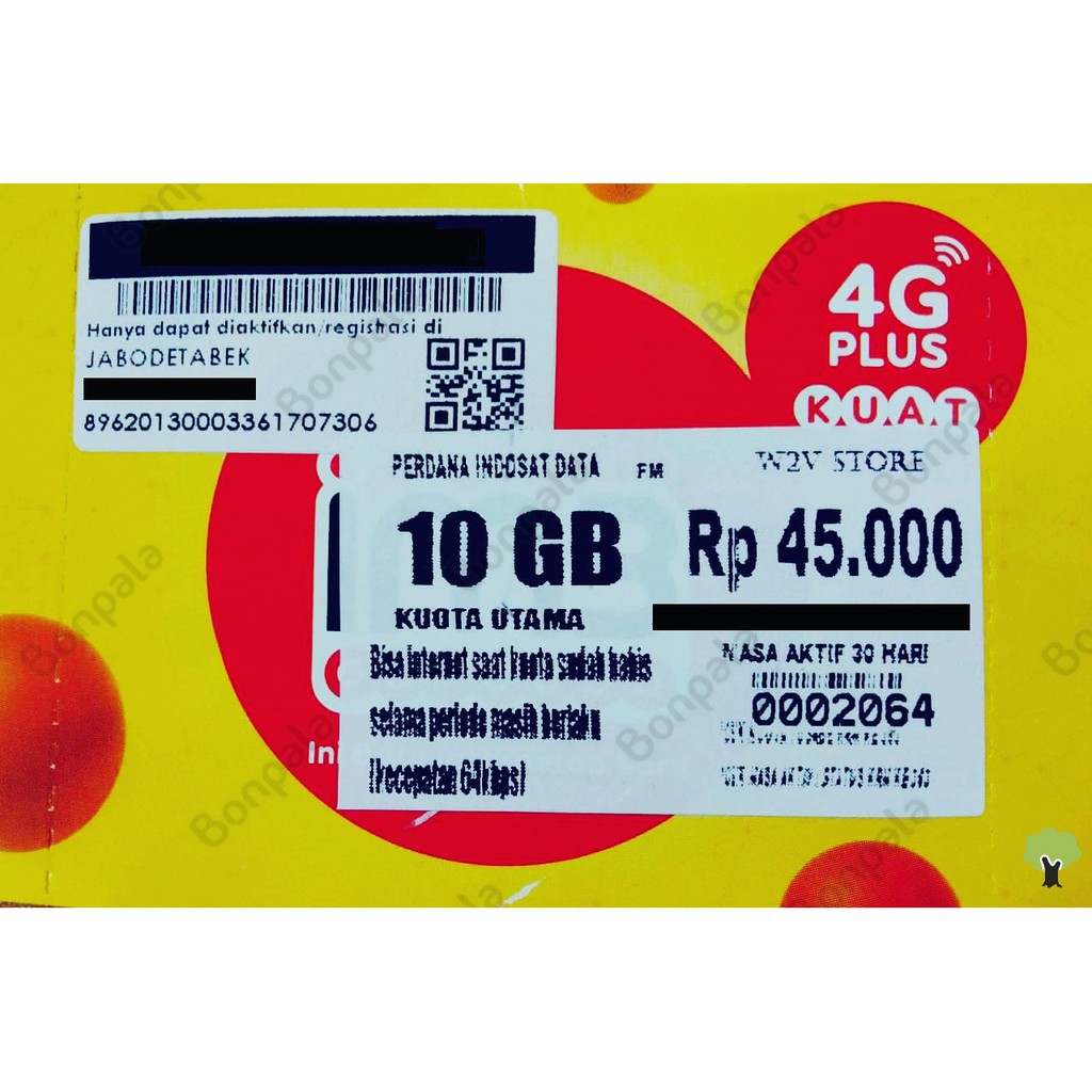 PERDANA DATA INDOSAT FREEDOM INTERNET 10GB / KUOTA / NOMOR ISAT/ KARTU