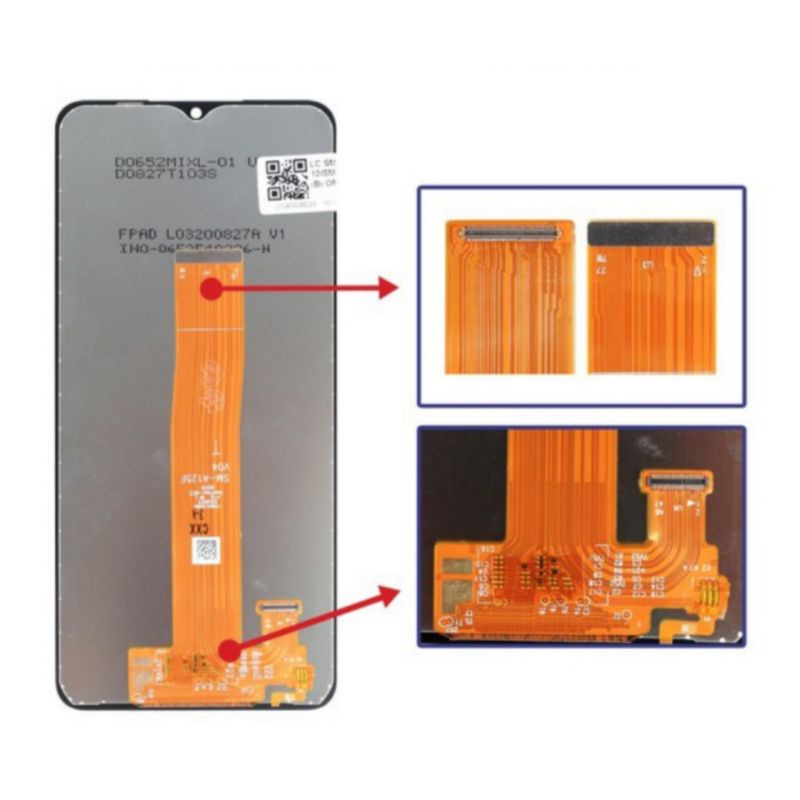 Lcd fullset Samsung a12 / a125 / a125 / a02 / a022 / a127 / m02 / m022 Ori