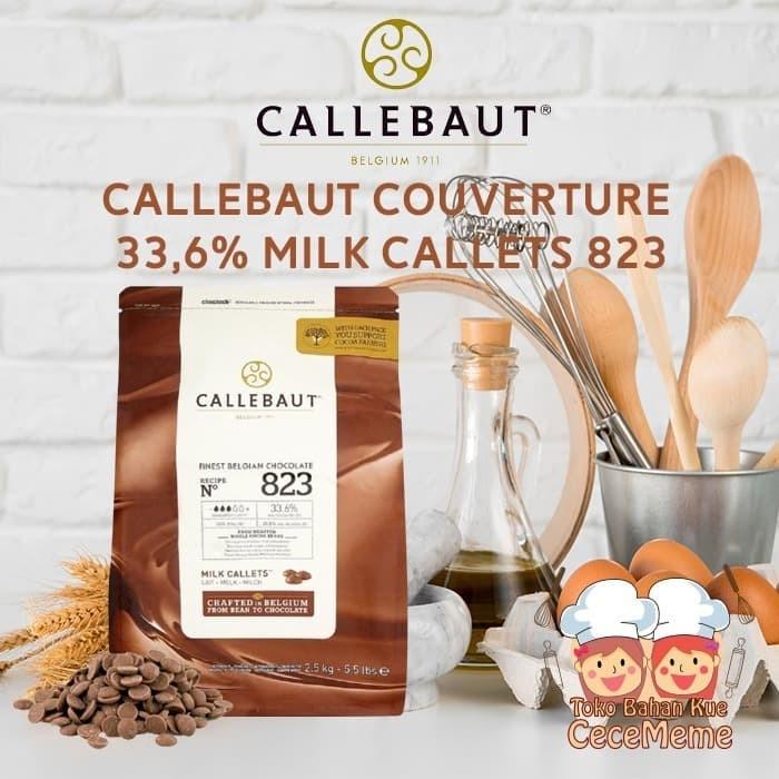 

Callebaut 823 Milk Chocolate Coklat Callets 33% Repack 250Gr