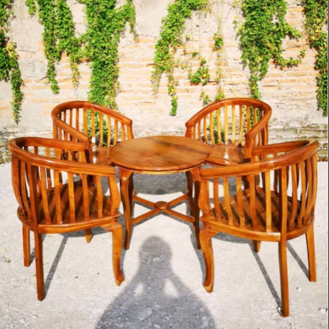 Kursi betawi 4kursi + meja