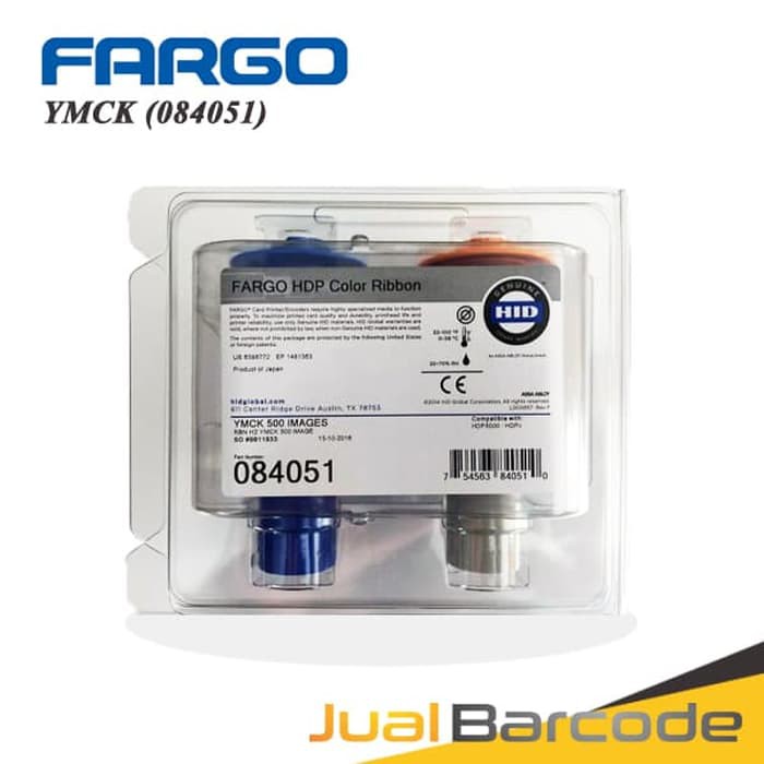 FARGO HDP 5000 Color Ribbon YMCK 500 IMAGES - PN : 84051