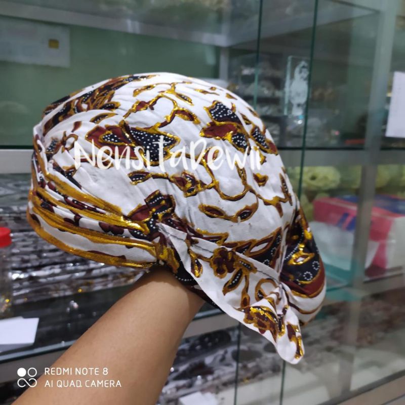 Blangkon Pengantin Jogja / Motif Sidoasih Besar