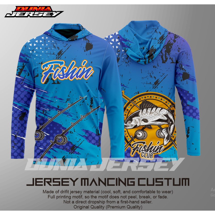 JERSEY MANCING CUSTOM FULL PRINTING / JERSEY MANCING READY / Jersey/kaos mancing sportmen full print