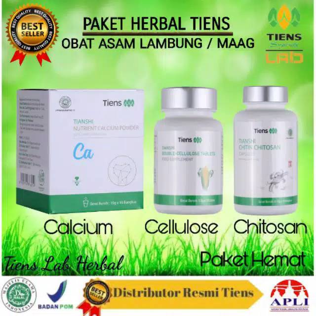 Obat Asam Lambung Maag Paket Herbal Tiens Shopee Indonesia