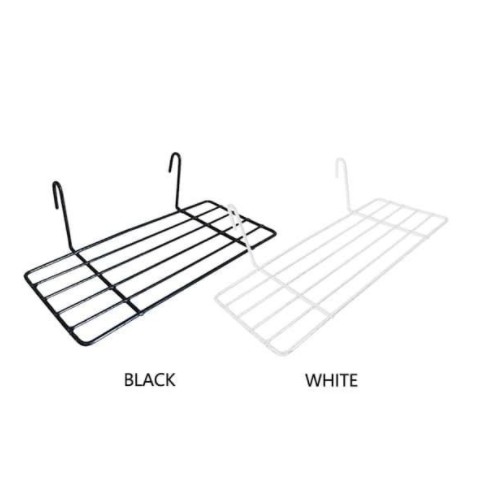 Rak Gantung Dinding Minimalis Tempel HITAM - Hanging Organizer Rack