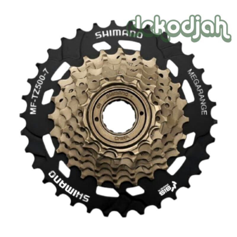 Sprocket / Freewheel Sepeda Megarange 7 Speed Ulir / Drat