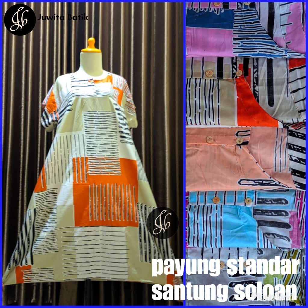 Juwita Batik - Daster Payung Murah Busui Bahan Rayon Soloan Part 1